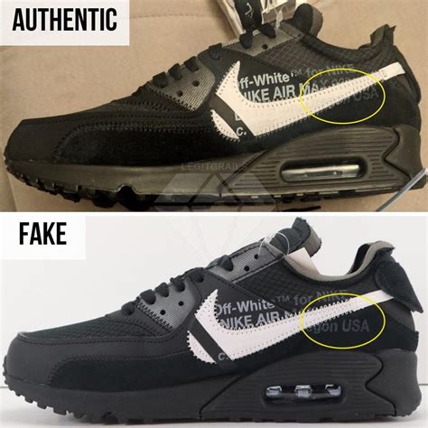 how to spot fake nike air max 90|air max 90 essential difference.